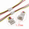 Micro JST 1.25 Wire Connectors, 20Pairs/40pcs 1.25mm 3 Pin Male and Female Connector Plug with Wires