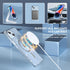 Choiche iPhone 14 Plus Magnetic Case, Clear Glitter Bling, with 2x Diamond Lens & Tempered Glass Protectors, MagSafe