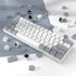 surmen CSA Profile 118 Keys Double-Shot PBT Keycap Custome Keycaps for 61/68/84/87 Mechanical Gaming Keyboard (Grey) by surmen