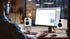 Kanto SE2W Elevated Desktop Speaker Stands for Small Speakers, 3.8” Tall, Supports 7.1 lbs, Pair, White