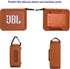 Hermitshell Silicone Carrying Case Replacement for JBL GO2, Waterproof Ultra Portable Bluetooth Speaker (Orange 2)