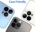Dengduoduo 3 Pack Tempered Glass Camera Lens Protector for iPhone 13 Pro & Pro Max, Ultra HD, 9H Hardness, Easy Install.