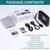 ZHIWHIS Portable Bluetooth Radio, Rechargeable Digital Recorder, FM AM Shortwave, Stereo MP3 Player with Lyric Display