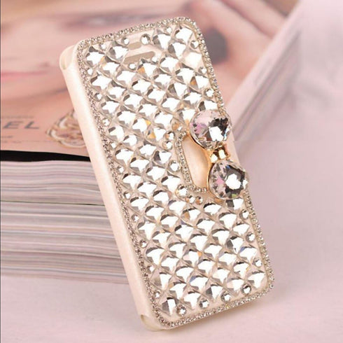Bonitec Cute Shiny Luxury Bling Glitter Bowknot Wallet Case for iPhone 11 | Crystal Diamond Rhinestone Flip Stand Cover
