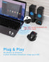 Redragon 2.4GHz 6 4000 Big Wireless Mouse for Medium to Large Hands, Ergonomic Computer Mouse, Buttons, DPI, Full Sized