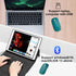 Wireless Bluetooth Mouse, Rechargeable Slim Silent Mouse for iPad/MacBook Pro/Air/Laptop (Jade Green)