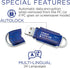 Integral 8GB Courier-197 256-Bit 3.0 197, USB3.0 Hardware Encrypted USB Secure Flash Memory Drive - Certified to FIPS