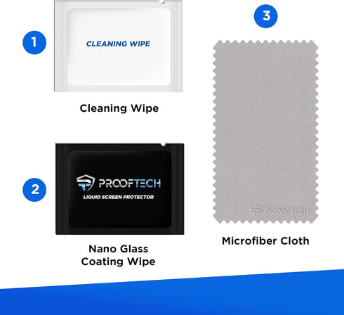 Liquid Glass Screen Protector | Covers up to 6 Devices | for All Smartphones Tablets and Watches | Phone Scratch and Crack Resistant