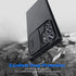 CloudValley Case for Samsung Galaxy S22 Ultra, Slide Camera Cover, Hard PC Back & Soft Bumper, Slim Shockproof