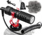 Movo VXR10 Universal Shotgun Mic for Camera - Compatible with DSLR, iPhone, Android Smartphones, with Accessories