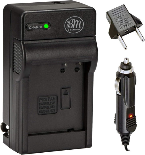 BM DMW-BLG10 Battery Charger for Panasonic Lumix DC-G100, DC-ZS80, DC-GX9, DC-LX100 II