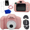 Ultimaxx Essential Kid’s Digital Camera Bundle (Pink) - Includes 32GB microSD Card, High-Speed Memory Card Reader & More