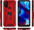 Moto G Pure Case with HD Screen Protector, Military Grade 16ft Drop Tested Cover with Magnetic Kickstand Car Mount