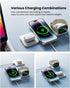 ?????????????? 3 in 1 Wireless Charging Station, Magnetic Detachable Charger for Apple, Compatible with iPhone 15/14/13/12,