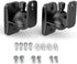 HomeMount Speaker Wall Mount Brackets, Surround Speaker Wall Mounts Kit, 2 Pack, Hold up to 8 lbs, Black