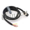 Uonecn Hirose 12 Pin Female Right Angle to Open End Power Cable for Hitachi Coaxial Cord, 39 inches