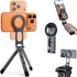 SODI Magnetic Phone Tripod Stand for iPhone - Strong Magnet Foldable Cell Phone