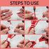 25 Pcs Reusable Silicone Cable Ties, Wire Organizer for Fastening Earphone Phone Charger Home Office Desk Kitchen