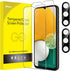 JETech 2-Pack Tempered Glass Screen Protector for Samsung Galaxy A13/A13 5G with HD Clear Camera Lens Protector.