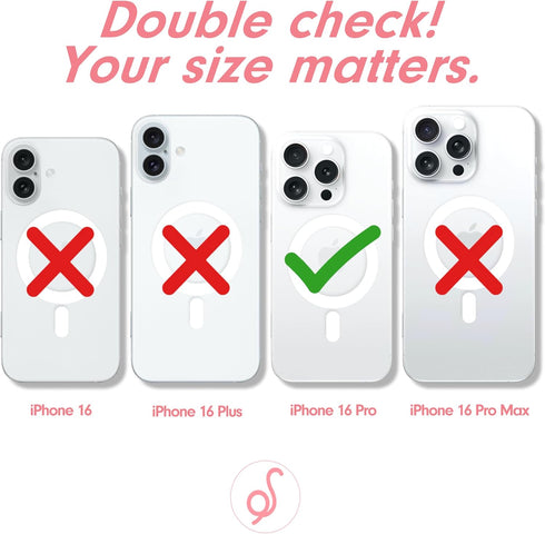 Sonix 16 10ft Case for iPhone Pro | Compatible with MagSafe | Drop Tested | Jelly Pink