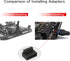 USB 3.0 90 Degree Motherboard Adapter, 19 Pin/20 Pin Male to Female Extension Adapter L Turn Right Angle Socket for