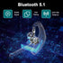 Bluetooth Headset V5.1, Wireless Earpiece with CVC8.0 Dual Mic Noise Cancelling, 500mAh Battery for 110H Work Time