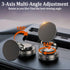 LONGQUAN 360 [89+LBS 2600gf 17/16/15/14/13/12 Upgraded Vacuum Magnetic Car Phone Holder, Strong Suction Cup Phone Mount