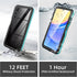 for Samsung Galaxy A15 5G Waterproof Case with Built-in Screen Protector-Rugged Full Body Dustproof Shockproof Drop Proof Protective Case with Cell Phone Ring Holder for Samsung A15 5G Phone Case Blue