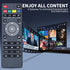 FQOUG 1080P Replacement Remote Control Compatible with NEUMI Atom Full-HD Digital Media Player