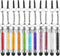 MECCANIXITY 11pcs Stylus Pen for Touch Screens, Mini Crystal Diamond Capacitive Pens for All Devices