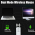 Wireless Bluetooth Mouse, Dual Mode (BT+2.4G) Noiseless Charging Mouse with Storage Case, 1200 DPI Ultra-Thin Portable