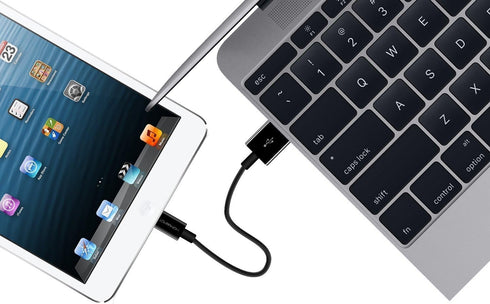 HomeSpot 8pin Cable Fast Charging USB Power Charge & Sync Cable for Smartphones & Tablets, Black 1 Pack