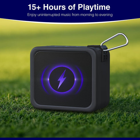 ULTICOR 10W IPX7 15H Golf Cart Speaker with Magnetic Mount & Carry Case Stereo Bluetooth Speakers, Waterproof, Playtime