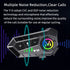 Y10 Motorcycle Helmet Bluetooth Headset, HiFi Stereo Sound, Noise Reduction, 1000mAh Battery, Waterproof, Easy Set Up