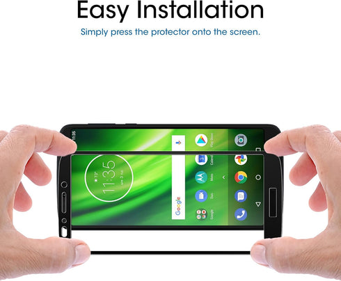 amFilm Tempered Glass Screen Protector for Moto G6 Play, 2018 (Model Number XT1922)