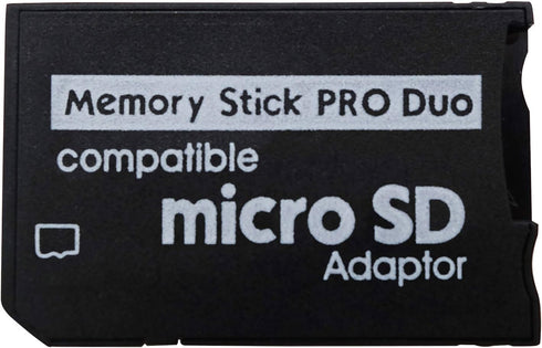 PSP Memory Stick Adapter, Funturbo Micro SD to Memory Stick PRO Duo for Sony PlayStation Portable