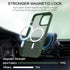 BENTOBEN iPhone 14 Pro Case - Dark Green, Slim Shockproof, Translucent Matte, Compatible with MagSafe, for Men & Women.