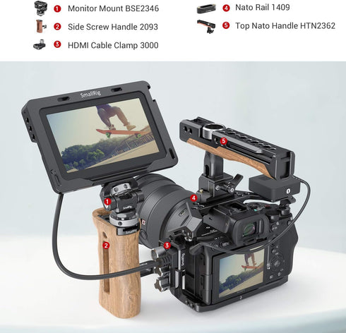 SMALLRIG Camera Cage for Sony Alpha 7S III / A7S III / A7SIII / A7S3-2999