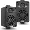 PYLE Outdoor Speakers, Waterproof Marine Grade, Universal Mounting, Heavy Duty ABS Construction for Indoor/Outdoor Use