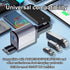 Retractable Car Charger 4 in 1 USB C Fast Charger with Dual Type-C Cables (31.5 inch) and 2 Charging Ports Compatible