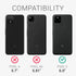 kwmobile Case for Google Pixel 5 - Soft Slim Protective TPU Silicone Cover in Arctic Night