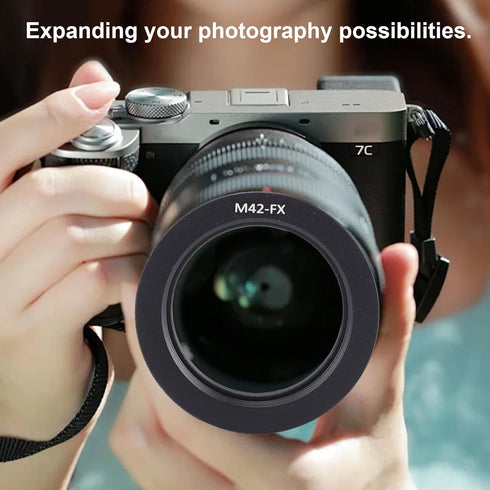 M42 XUMIUZIY Slim Lens Adapter Ring for Lens to Fit for FX Mount Mirrorless Camera, Aluminium Alloy Lens Adapter Ring