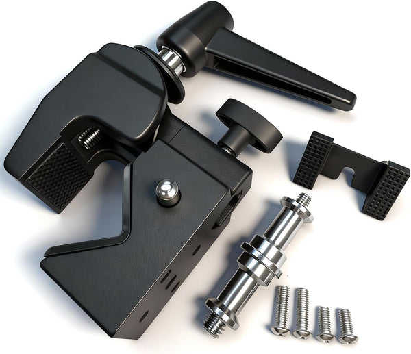 Heavy Duty Super Clamp Mount Kit with 5/8" Stud for DSLR Camera,