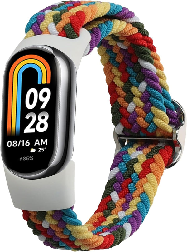 kwmobile Nylon Band, Replacement Strap Compatible with Xiaomi Mi Band 8 for Fitness Tracker