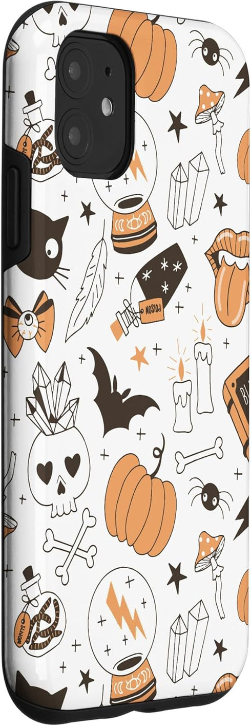 iPhone 11 Vintage Witchy Magical Crystals Case for Halloween 2023