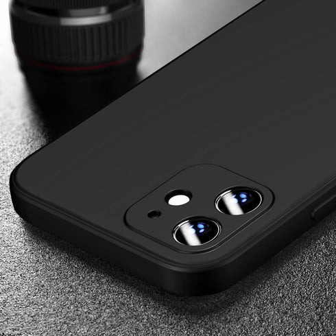 FanTEK Compatible Case for iPhone 11, Anti-Scratch & Fingerprint Protective Cover, Matte Black