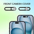 EYSOFT 15/15 Plus/15 Pro/15 Max/14 Pro/14 2 Pack-Silver Webcam Cover,Front Camera Cover Compatible for iPhone Pro Pro