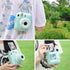 Rieibi Clear Case for Fuji Instax Mini 12, Glitter Case Bag with Back Pocket, Strap, and Photo Album