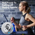 Open Ear Earbuds, Bone Conduction Headphones, Wireless Clip On with Charging Case, 42 Hours Playtime, Black