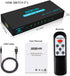 HDMI Switch SGEYR 5x1 HDMI Switcher, 5 in 1 Out Selector with IR Remote Control, 4K@30Hz Ultra HD Support